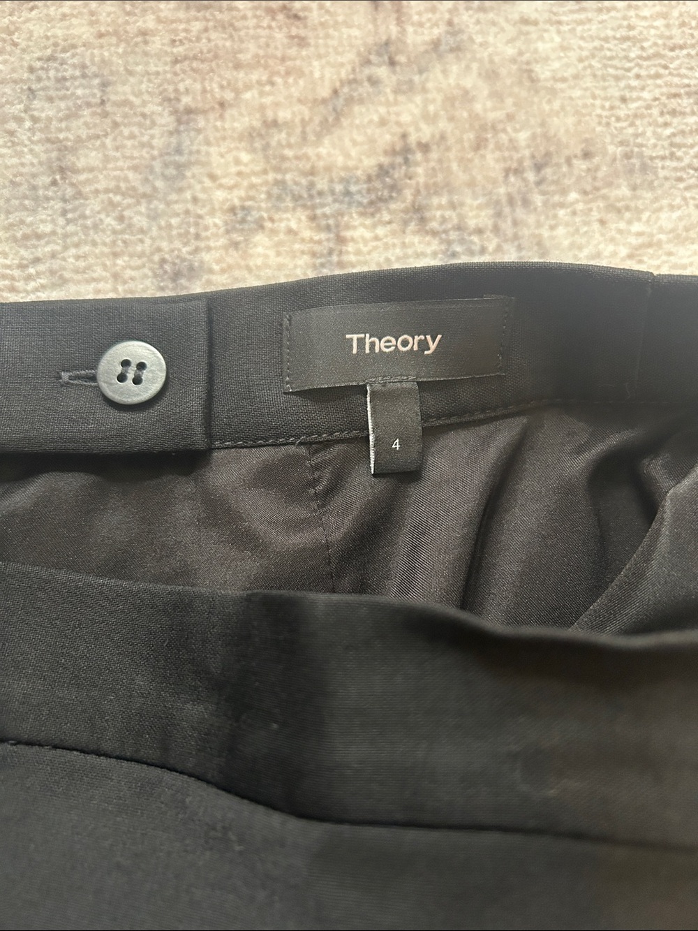 Theory Black Pencil Skirt (Altered) - Picture 3 of 5